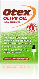 Otex Olive Oil Ear Drops pack